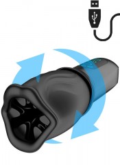 Cuper - Vibrační rotační masturbátor 360° rotační efekt.