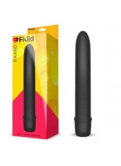 Raand - Klasický černý FLUÏD vibrator 18 x 2,5 cm. 