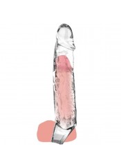 Prodlužovací návlek na penis, L 19 x 3,5 cm.