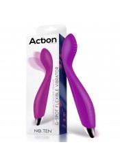 Ten - Silikonový G-Spot Vibrator 18 x 2,5 cm.