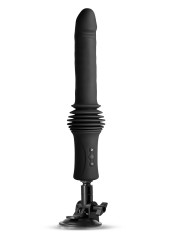 Stroker Black – automatický šukací stroj s vibracemi a ohřevem 36,8 cm.