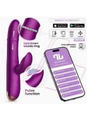 Sendel Vibe - inteligentní vibrátor s trojitou stimulací a aplikací ActiveJoy® 22 x 3,3 cm.